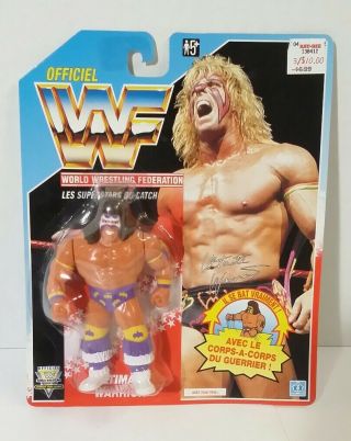 Wwf Hasbro Ulitimate Warrior Purple Trunks Series 3 1991 Wrestling Figure Wwe