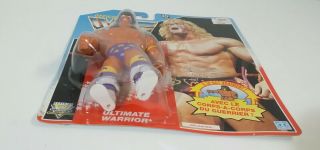 WWF Hasbro ULITIMATE WARRIOR Purple Trunks Series 3 1991 wrestling Figure WWE 2
