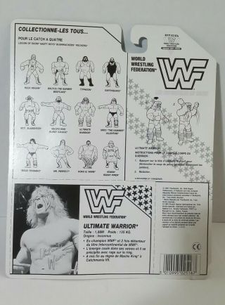 WWF Hasbro ULITIMATE WARRIOR Purple Trunks Series 3 1991 wrestling Figure WWE 5