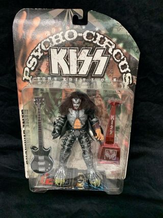 Mcfarlane Kiss Psycho Circus Tour Edition Gene Simmons Action Figure Rock Bass