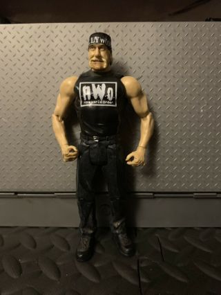 2001 Hollywood Hulk Hogan Jakks Wrestling Figure Wwe Nwo Wcw R3 Tech Draft