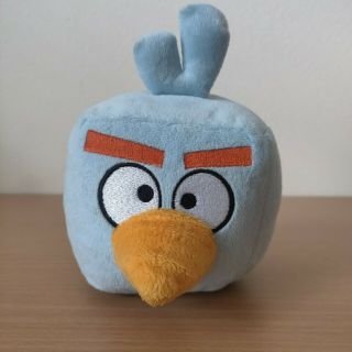 Angry Birds Space Ice Cube Blue No Sound Plush Official Rovio 5 "