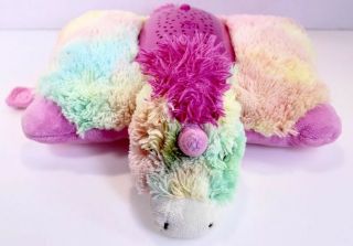 Dream Lite Pillow Pets Mystical Tie Dyed Unicorn Plush Lights Up