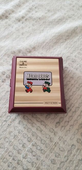 Vintage Mario Bros.  Game & Watch Multi Screen Game Nintendo