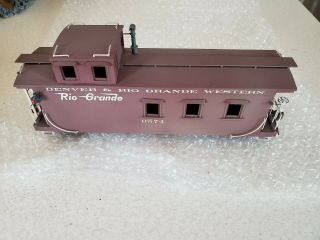 On3 D&rgw Brass Long Caboose 0574,  Painted