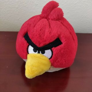 Angry Birds Plush Red Bird Toy Stuffed Animal 5 " Commonwealth