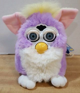 Vintage 1998 Special Limited Edition Electronic Furby Model 70 - 884 Purple/White 2