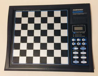 Saitek Kasparov Alchemist Electronic Chess Board Computer Clock Teach Modes 6