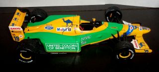 Michael Schumacher Benetton Ford B 192 Paul ' s Model Art 1:18 Scale CLOSE - OUT 4
