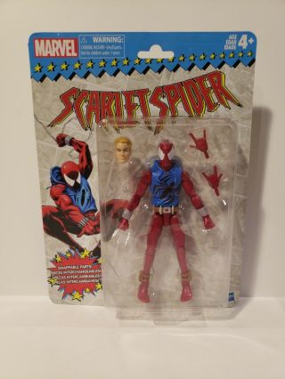 Marvel Legends Vintage Retro Wave 2 Scarlet Spider Spider - Man Action Figure