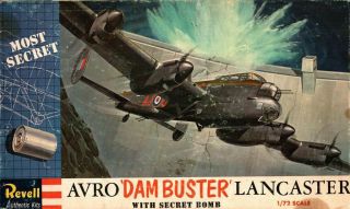 Revell 1:72 Avro Lancaster Dam Buster With Secret Bomb Plastic Kit H - 202u1