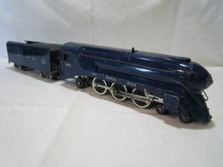 Vintage Post Wwii Gilbert S Scale American Flyer 350 Royal Blue Steam Engine