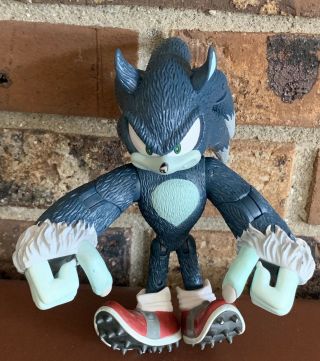 Jazwares Sonic The Hedgehog Werehog Unleashed 6 " Jointed Figure Figurine Sega