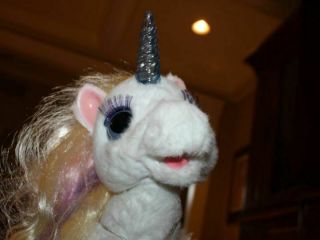 Fur Real Friends My Magical StarLily Unicorn Lights Up Animated Talking NO BERRY 3