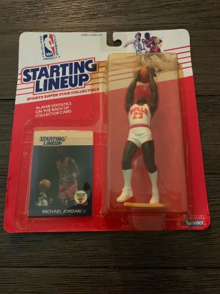 Michael Jordan 1988 Starting Lineup Chicago Bulls - Slu Rookie Year Piece