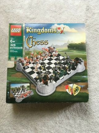 Lego Kingdoms Chess Set 853373 Open Box