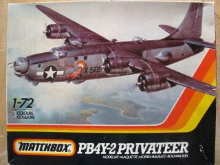 Matchbox 1/72 Pb4y - 2 Privateer Model Kit