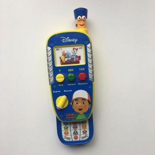 Handy Manny Phone Interactive Learning Spanish English Numbers Letters Toy