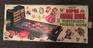 Vintage 1988 Playtime Mario Bros Nintendo Electronic Pinball Game