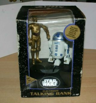 32 - 13902 Star Wars Electronic Talking Bank R2 - D2 & C - 3po