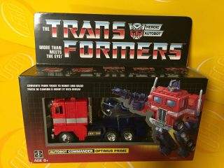 Transformers Optimus Prime G1 Walmart Exclusive Autobot Reissue - Corner Ding