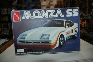 Amt Kit 2214,  Monza Ss Car Kit,  No Instructions Or Decals,  Partial Assemb,  W/box