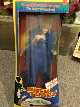 Dick Tracy " Breathless Mahoney " Sultry Songstress Madonna Doll W/ Microphone