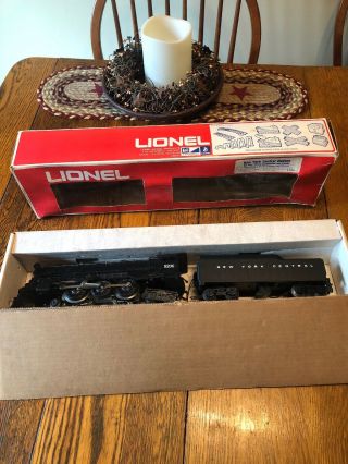 Lionel 6 - 8206 York Central 4 - 6 - 4 Steam Engine & Tender W/box Shape