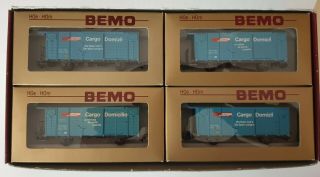 Bemo 7482 100 - Rhb - Gbk - V " Cargo Domizil " Set