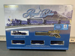 Gently Bachmann N Scale " Royal Blue " Complete And Transformer