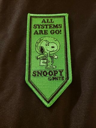 Peanuts Patch 2019 Sdcc Exclusive San Diego Comic Con Astronaut Snoopy Apollo
