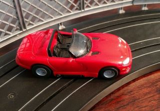 Tyco Red Dodge Viper Slot Car 3
