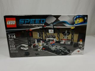 Lego 75911 Speed Champions Mclaren Mercedes Pit Stop -