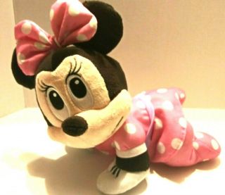 Disney Fisher Price Touch N Crawl Minnie Mouse Electronic Talking Plush Doll