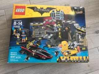 Lego Batman Movie Batcave Break - In 2016 (70909) In A Box