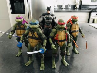 2018 Neca Sdcc Exclusive Teenage Mutant Ninja Turtles Movie Set (turtles Only)