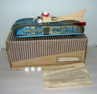 Vintage Interkozmosz Space Car Vehicle Battery Operated Toy W/box