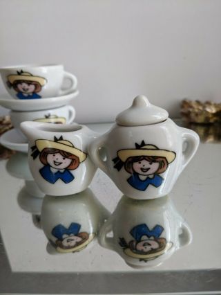 Schylling Ceramic Madeline Tea Set - Replacement - Vintage 4