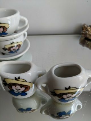 Schylling Ceramic Madeline Tea Set - Replacement - Vintage 5