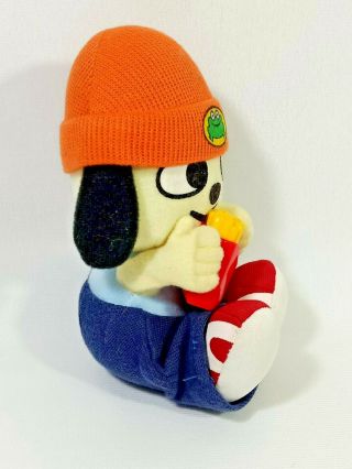 Parappa the Rapper Plush Doll McDonald ' s Pull Shake Toy PS 2001 Happy Meal 5.  5 