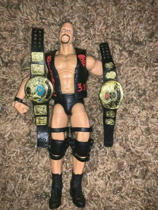 Wwe Mattel Elite Rsc Exclusive Loose Ringside Collectibles Stone Cold Austin