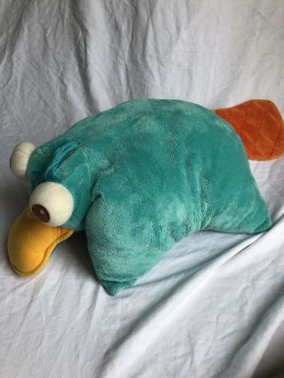 Disney Parks Exclusive Phineas & Ferb Perry The Platypus Plush Pillow Pet 20 "