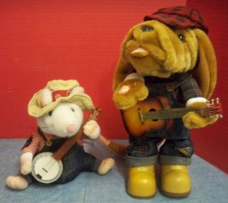 Animated Dueling Banjos Plush Dog & Mouse Plays Entire Song Fresh
