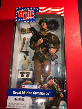 2001 Gi Joe Royal Marine Commando Action Figure