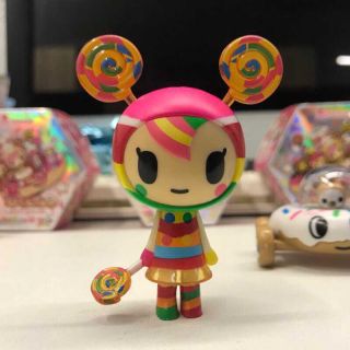 Tokidoki Donut Family Rainbow Lollipop Mini Figure Confirm Designer Anime Doll
