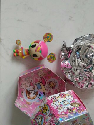 Tokidoki Donut Family Rainbow Lollipop Mini Figure Confirm Designer Anime Doll 4