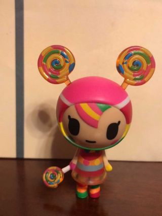 Tokidoki Donut Family Rainbow Lollipop Mini Figure Confirm Designer Anime Doll 6