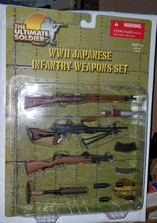 Ultimate Soldier Wwii Japanese Infantry Weapons Set 1:6 Scale