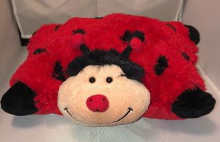 Pillow Pets PeeWee Ladybug 11” Red Black Lady Bug Soft Stuffed Plush Pee Wee 5