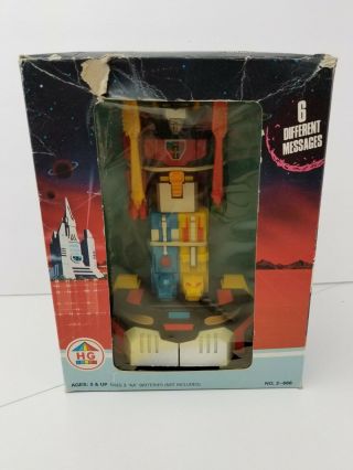 1985 HG Toys Voltron Defender Of The Universe TALKING Toothbrush LJN 3
